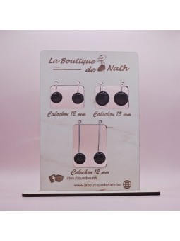 Boucles d'oreilles Cabochon