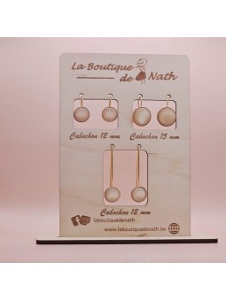 Boucles d'oreilles Cabochon