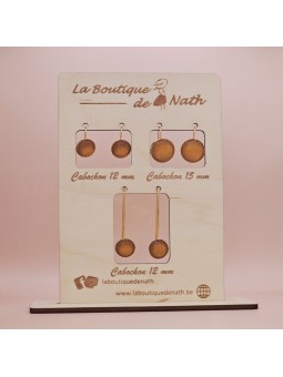 Boucles d'oreilles Cabochon