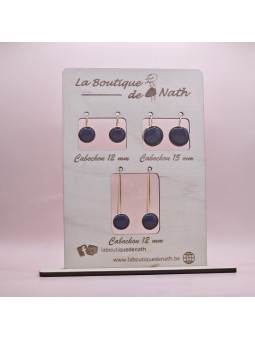 Boucles d'oreilles Cabochon
