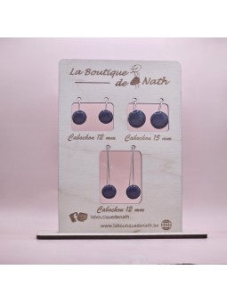 Boucles d'oreilles Cabochon