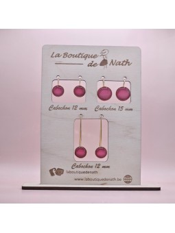Boucles d'oreilles Cabochon