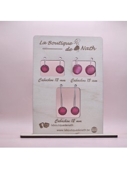 Boucles d'oreilles Cabochon