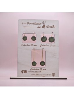 Boucles d'oreilles Cabochon