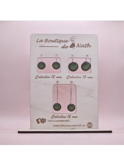 Boucles d'oreilles Cabochon