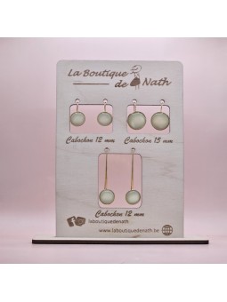 Boucles d'oreilles Cabochon