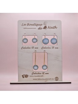 Boucles d'oreilles Cabochon