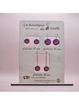 Boucles d'oreilles Cabochon