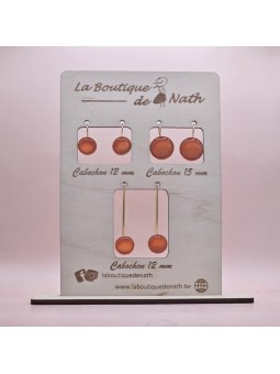 Boucles d'oreilles Cabochon