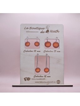 Boucles d'oreilles Cabochon