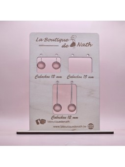 Boucles d'oreilles Cabochon