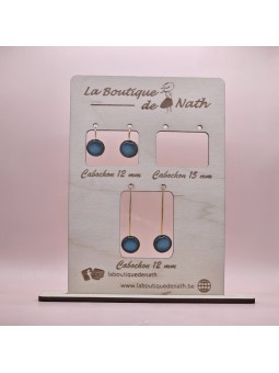 Boucles d'oreilles Cabochon