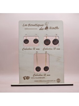 Boucles d'oreilles Cabochon