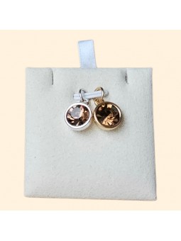 Pendentif cristal brun...