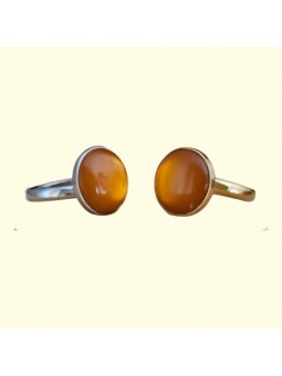 Bague Cabochon camel