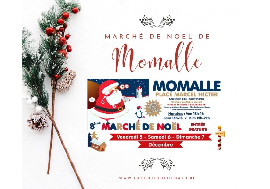 Agenda de Décembre : Marché de Noël à Momalle