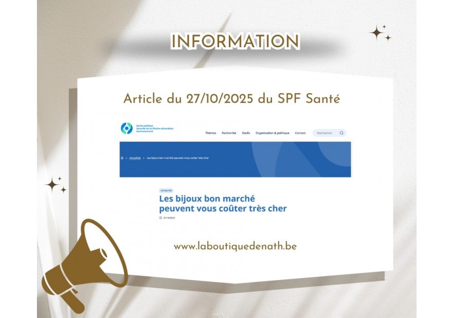 Les bijoux bon marché peuvent vous coûter très cher