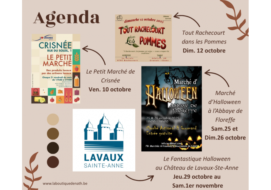 L'Agenda d'Octobre