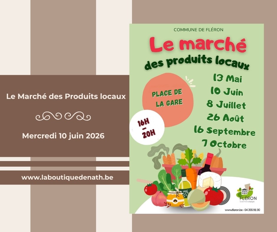 Juin : Le Marché des Produits Locaux Fléron