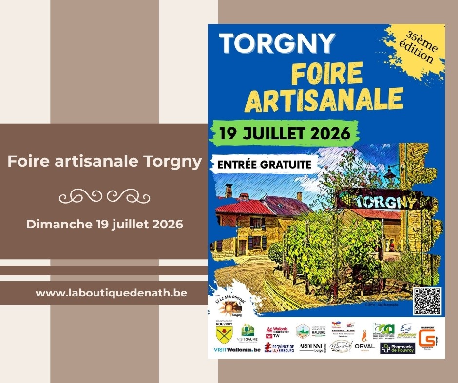 Juillet : Foire artisanale à Torgny