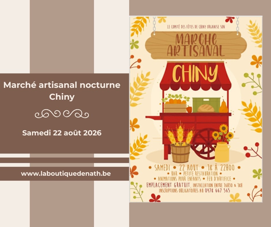 Août : Marché artisanal nocturne de Chiny