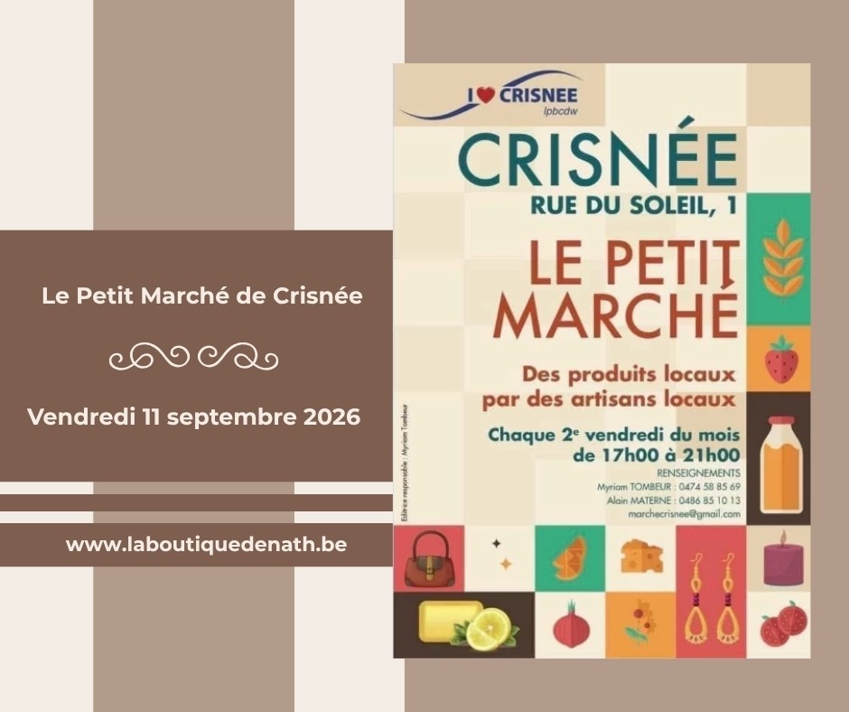 Septembre : Le Petit Marché de Crisnée