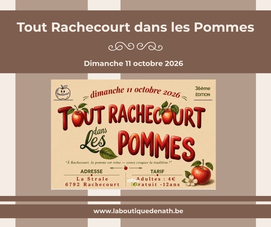 Octobre : Fête de la Pomme à Rachecourt
