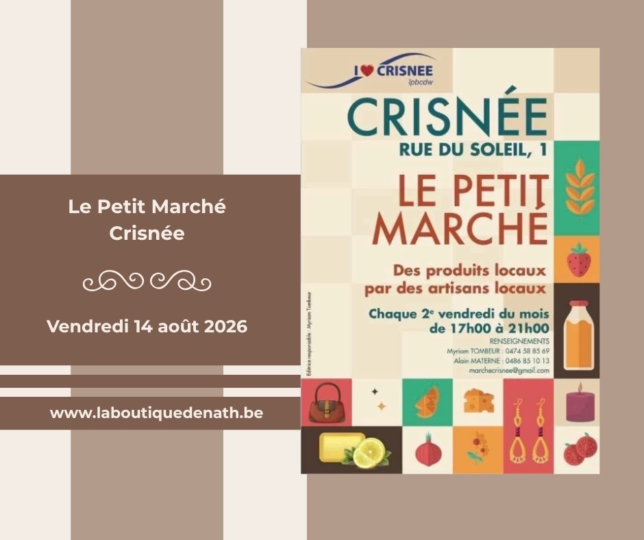 Août : Le Petit Marché de Crisnée