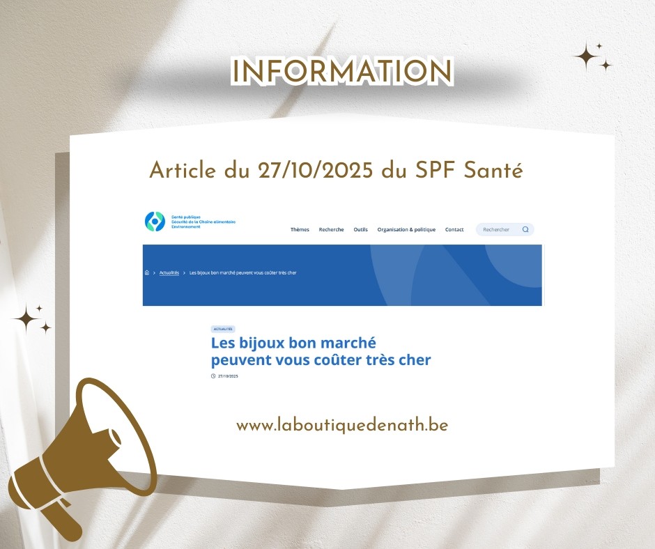 Les bijoux bon marché peuvent vous coûter très cher