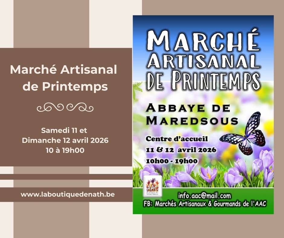 Avril : Marché de Printemps - Maredsous